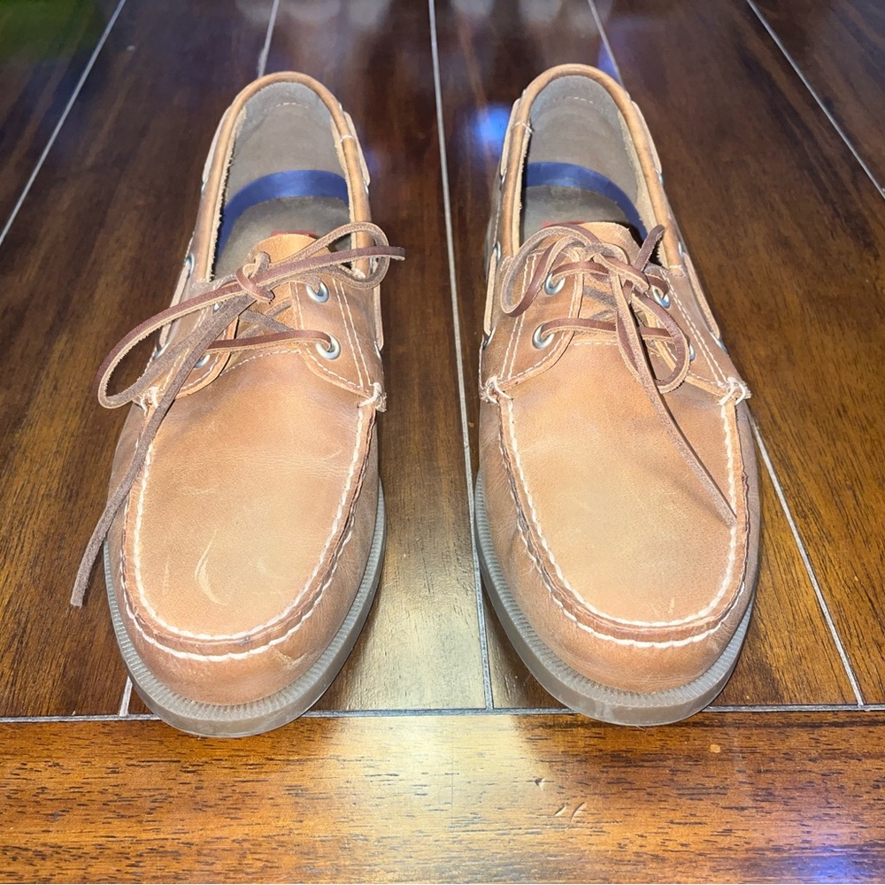 Chaps Brown Leather Loaders - Picture 5 of 6